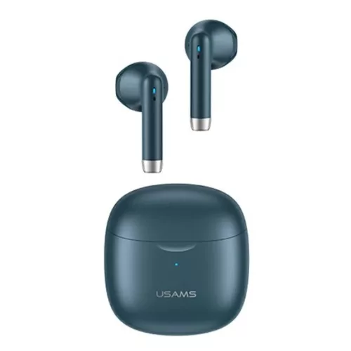 USAMS Bluetooth 5.0 TWS IA sorozatú Vezeték nélküli Fülhallgató sötétkék BHUIA03 (US-IA04)