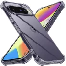 Google Pixel 10 / 10 Pro Smoke Black Techsuit Shockproof Clear Silicone tok