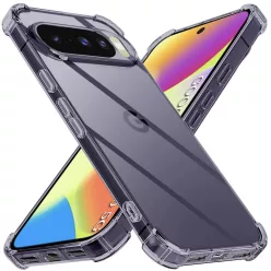   Google Pixel 10 / 10 Pro Smoke Black Techsuit Shockproof Clear Silicone tok