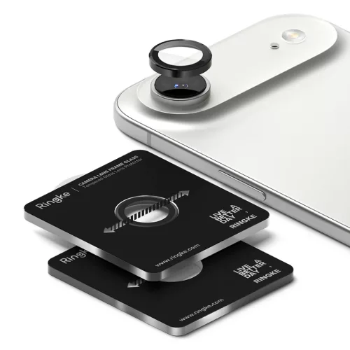 iPhone 17 Air Ringke Camera Lens Frame üveg - Fekete üvegfólia