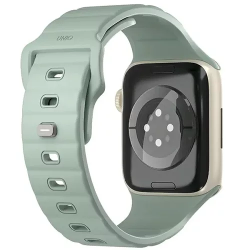 Apple Watch UNIQ Stride Szíj (Series 1/2/3/4/5/6/7/8/9/SE/SE2/SE3) 38/40/41mm FKM Gumi Menta/Jég
