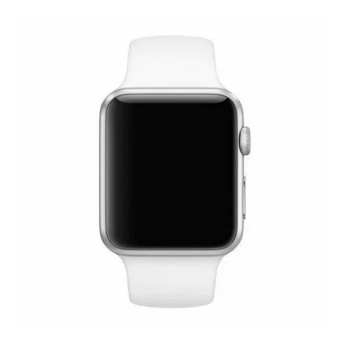 Apple Watch 38/40/41 mm Mercury szilikon szíj fehér