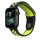 Apple Watch Sport Szilikon Szíj 38/40/41mm Fekete/Citromsárga