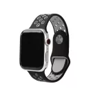 Apple Watch 38/40/41 mm Beline szilikon sport szíj fekete/szürke