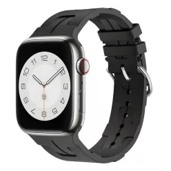   Apple Watch Beline Szilikon Ultra Szíj 38/40/41mm Fekete/Fekete Doboz