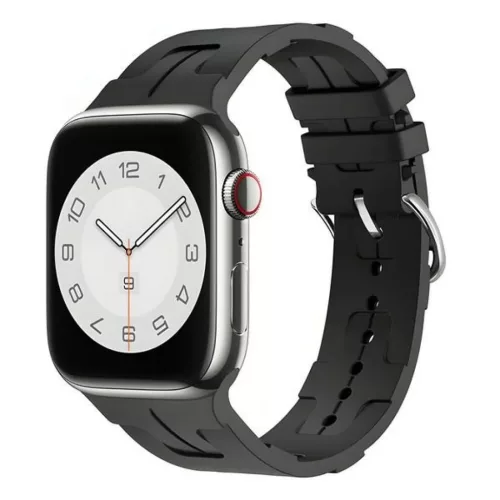 Apple Watch Beline Szilikon Ultra Szíj 38/40/41mm Fekete/Fekete Doboz