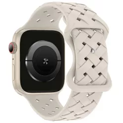   Apple Watch Beline Szilikon Szövött Szíj 38/40/41 mm Bézs/Starlight