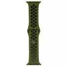 Apple Watch Beline Sport Szilikon Szíj 38/40/41mm Zöld/Fekete