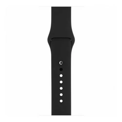 Apple Watch 38/40/41 mm Mercury szilikon szíj fekete