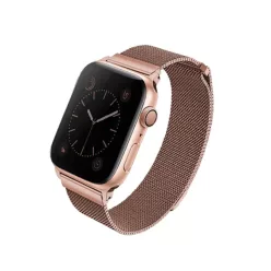   Apple Watch Series 1/2/3/4/5/6/7/8/9/SE/SE2/SE3 38/40/41mm UNIQ Dante rozé arany szíj
