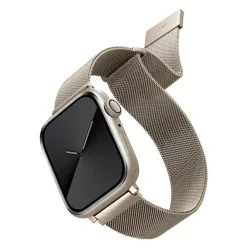   Apple Watch 38/40/41mm UNIQ Dante szíj rozsdamentes acél csillagfény