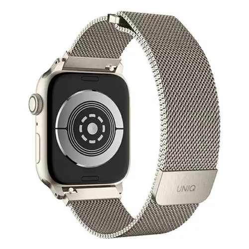 Apple Watch 38/40/41mm UNIQ Dante szíj rozsdamentes acél csillagfény