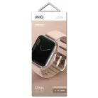 Apple Watch Series 1-8/SE/SE2/SE3 38/40/41mm UNIQ Linus pánt Airosoft szilikon rózsaszín