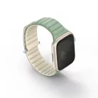 Apple Watch Series 1-9/SE/SE2/SE3 38/40/41 mm UNIQ szíj Revix Evo Mint-Beige Reversible Magnetic