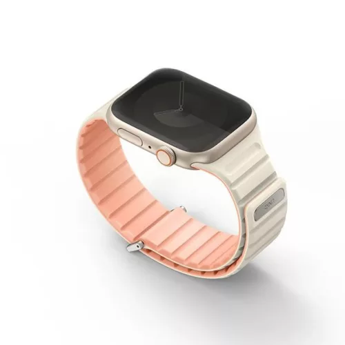 Apple Watch 38/40/41 mm UNIQ Revix Evo Megfordítható Mágneses szíj rózsaszín