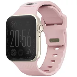   Apple Watch Series 1/2/3/4/5/6/7/8/9/SE/SE2/SE3 38/40/41mm UNIQ Stride FKM Gumiszíj Rózsaszín/Halvány