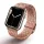 Apple Watch 38/40/41 mm UNIQ Aspen Szíj Fonott DE citrus rózsaszín