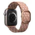 Apple Watch 38/40/41 mm UNIQ Aspen Szíj Fonott DE citrus rózsaszín