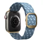 Apple Watch 38/40/41 mm UNIQ Aspen Szíj Braided DE kék