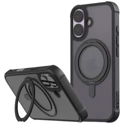 iPhone 17 Araree Duple M Stand MagSafe tok Fekete