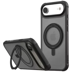 iPhone 17 Air Araree Duple M Stand MagSafe tok Fekete