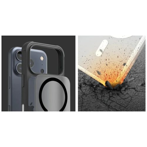 iPhone 17 Pro Max Araree Duple M Armor MagSafe fekete tok
