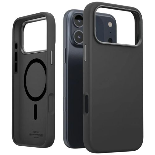 iPhone 17 Pro Max Araree Typo Skin M MagSafe tok Fekete