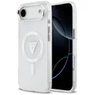 iPhone 17 Air Guess IML Gradient Triangle Logo MagSafe átlátszó tok