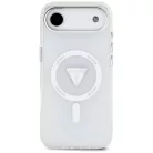iPhone 17 Air Guess IML Gradient Triangle Logo MagSafe átlátszó tok