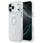 iPhone 17 Pro Max Guess IML Átmenetes Háromszög Logó MagSafe átlátszó tok