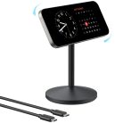 Anker MagGo Stand vezeték nélküli töltő, 15W, 1.67A, fekete A25X1H11