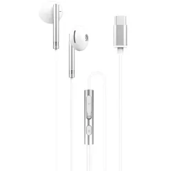 Handsfree XO Design EP29, Type-C Ezüst (EU Blister)