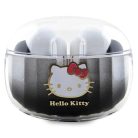 Hello Kitty HKTWSHDGKEK TWS Bluetooth fülhallgató + dokkoló állomás fekete átmenetes galvanizált logó