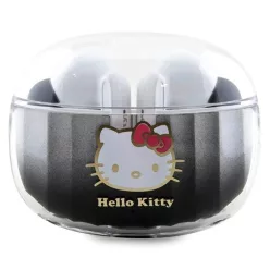   Hello Kitty HKTWSHDGKEK TWS Bluetooth fülhallgató + dokkoló állomás fekete átmenetes galvanizált logó