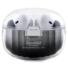 Hello Kitty HKTWSHDGKEK TWS Bluetooth fülhallgató + dokkoló állomás fekete átmenetes galvanizált logó