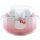 Hello Kitty Rózsaszín átmenetes elektroplating logó Bluetooth fülhallgató TWS + dokkoló állomás