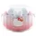Hello Kitty Rózsaszín átmenetes elektroplating logó Bluetooth fülhallgató TWS + dokkoló állomás