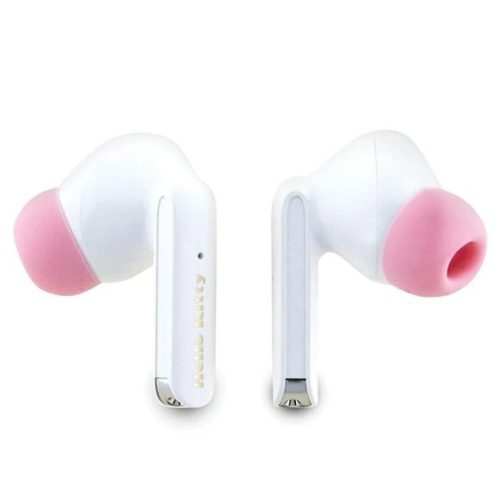 Hello Kitty Rózsaszín átmenetes elektroplating logó Bluetooth fülhallgató TWS + dokkoló állomás