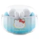Hello Kitty HKTWSHDGKEQ TWS Bluetooth fülhallgató + dokkoló állomás kék árnyalatú elektroplating logó