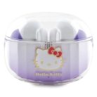 Hello Kitty TWS Vezeték nélküli fülhallgató + töltőállomás lila Gradiens Elektromos Plát