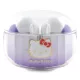 Hello Kitty TWS Vezeték nélküli fülhallgató + töltőállomás lila Gradiens Elektromos Plát