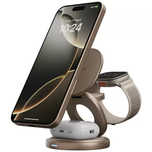 Foldable 3in1 15W Gyors Töltő Állomás Arany