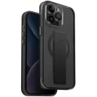iPhone 15 Pro 6.1" Heldro Mag tok, Fekete/Párafüst