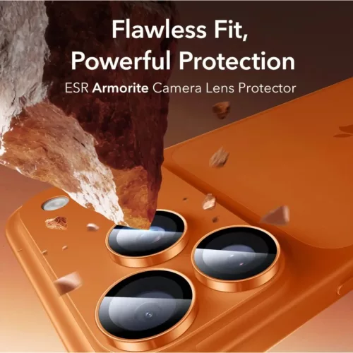 iPhone 17 Pro / Max ESR Armorite kamera üvegfólia Narancssárga