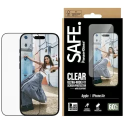   iPhone Air SAFE by PanzerGlass Ultra-Wide Fit EasyAligner Fekete Keret üvegfólia