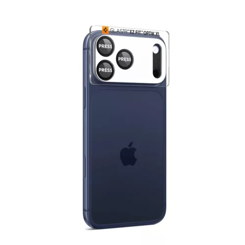 iPhone 17 Pro Spigen Optik Pro XL Glas.tr ”EZ Fit” kamera védőfólia fekete