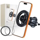 N56 Tech-Protect Mágneses Magsafe szellőző autós tartó Karbon Fekete