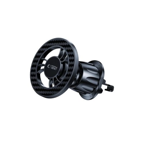 N56 Tech-Protect Mágneses Magsafe szellőző autós tartó Karbon Fekete