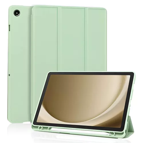 Samsung Galaxy Tab A11 Plus / A9 Plus Techsuit - Flex Trifold (with Pencil Holder) - Matcha Green tok