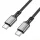 Data Cable (BX83) Type-C to Type-C, Szilikon, Univerzális, 60W, 1m - Fekete Borofone kábel
